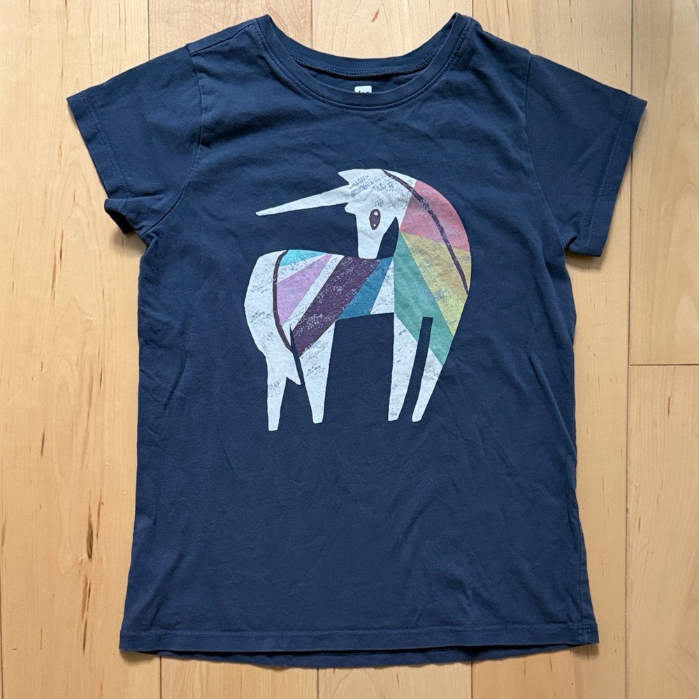 Tea Collection Rainbow Unicorn Tee